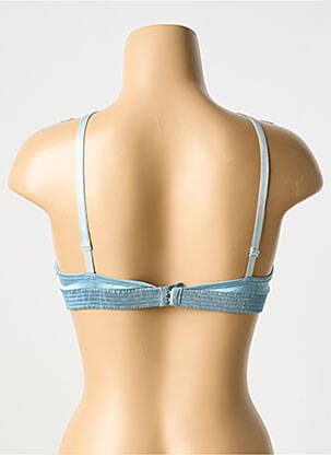 Sutien efect material satinat top sutien modelat albastru JOHN GALLIANO femeie
