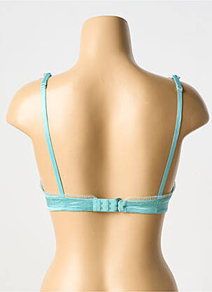 Sutien efect material satinat top sutien modelat albastru JOHN GALLIANO femeie