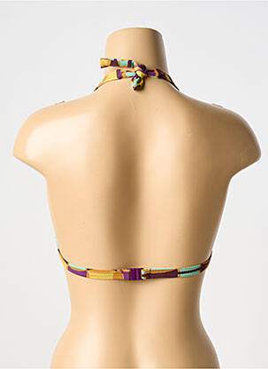Sutien de costum de baie elasticitate top triunghiuri violet LAURA URBINATI femeie
