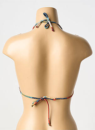 Sutien de costum de baie elasticitate top triunghiuri portocalie LAURA URBINATI femeie