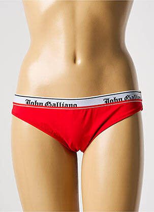 Chiloți de baie roșu GALLIANO femeie