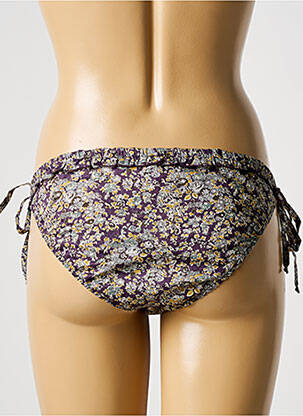 Chiloți de baie imprimeu floral bikini violet LAURA URBINATI femeie