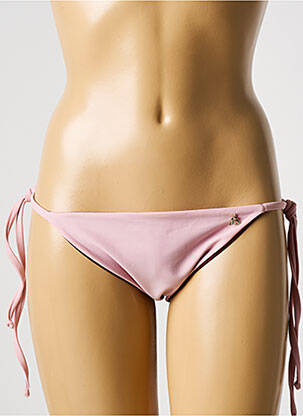 Chiloți de baie reversibil bikini roz GALLIANO femeie