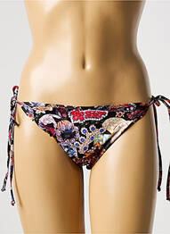 Chiloți de baie imprimeu fantezie bikini negru GALLIANO femme