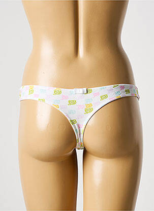 Tanga elasticitate alb GALLIANO femeie