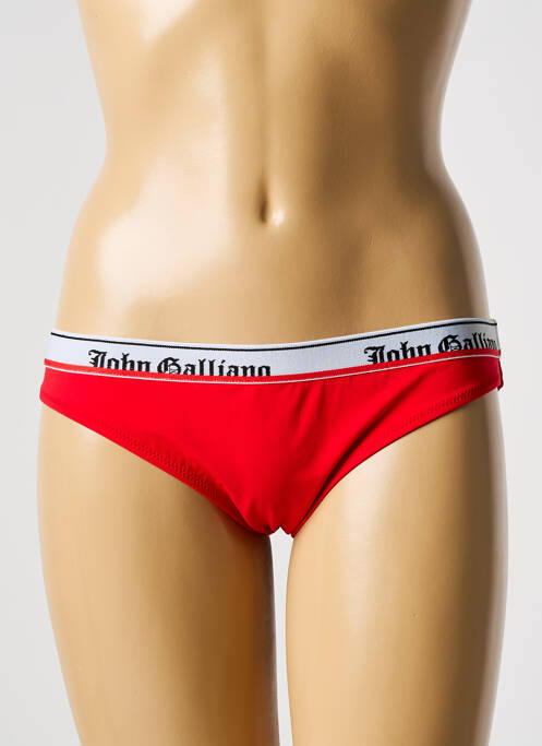 Chiloți de baie roșu GALLIANO femeie