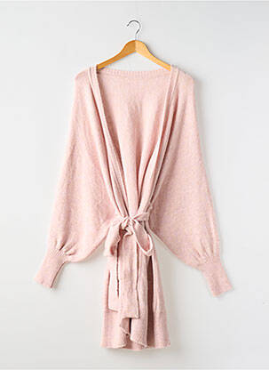 Vestă cu mâneci lungi roz LAUREN VIDAL femeie