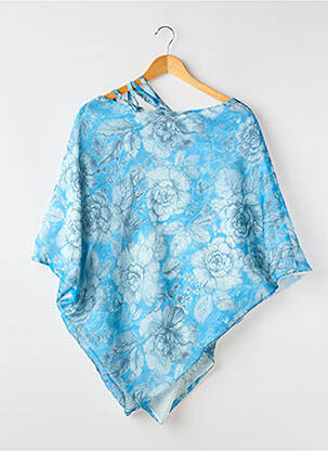 Poncho albastru ELIZA femeie