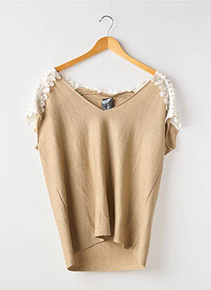 Tricou bej HOTEL PARTICULIER femeie