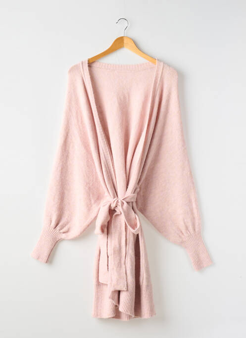 Vestă cu mâneci lungi roz LAUREN VIDAL femeie