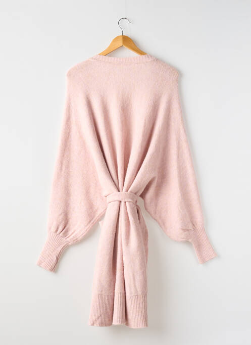 Vestă cu mâneci lungi roz LAUREN VIDAL femeie