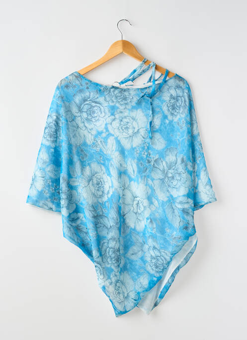 Poncho albastru ELIZA femeie