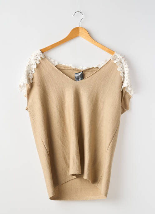 Tricou bej HOTEL PARTICULIER femeie