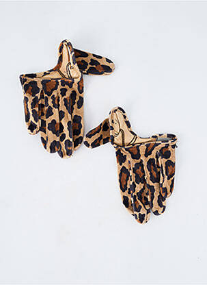 Mănuși maro MAISON FABRE femeie