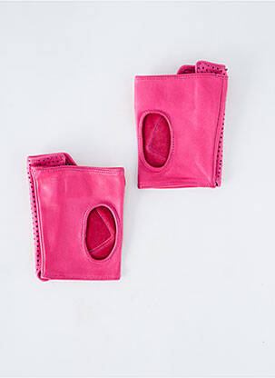 Mănuși fără degete roz MAISON FABRE femeie