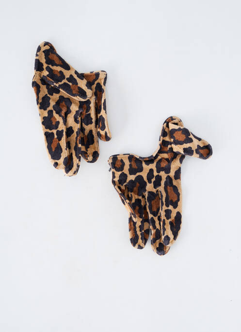 Mănuși maro MAISON FABRE femeie