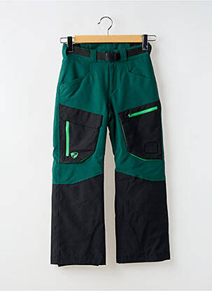Pantalon drept verde ZIENER copil