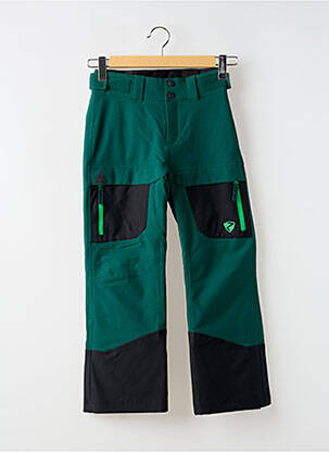 Pantalon drept verde ZIENER copil