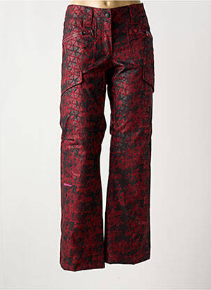 Pantalon evazat roșu ZIENER femeie