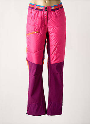 Pantalon slim talie elastică roz ZIENER femeie