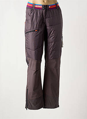 Pantalon slim talie elastică gri ZIENER femeie