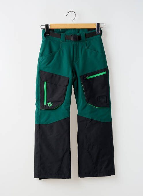 Pantalon drept verde ZIENER copil