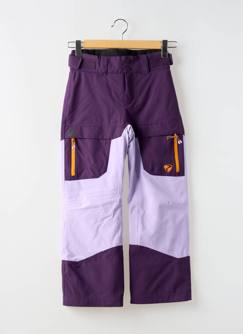 Pantalon drept violet ZIENER fată