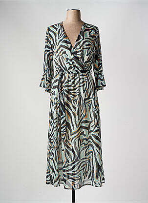 Rochie midi mâneci 3/4 mâneci 3/4 negru IT HIPPIE femeie