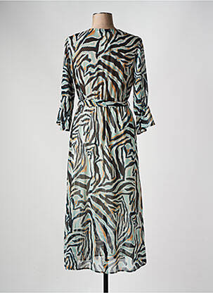 Rochie midi mâneci 3/4 mâneci 3/4 negru IT HIPPIE femeie