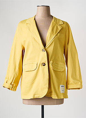Sacou buzunare galben APRIL VINTAGE femeie