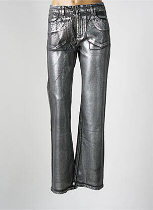 Blugi bootcut argintiu PLACE DU JOUR femeie