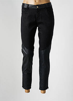 Pantalon 7/8 elasticitate mărime normală negru ONADO femeie