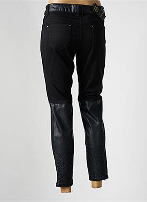 Pantalon 7/8 elasticitate mărime normală negru ONADO femeie