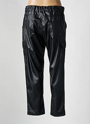 Pantalon cargo subțire mărime normală negru APRIL VINTAGE femeie