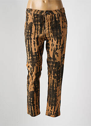 Pantalon chino maro LUK AP femeie