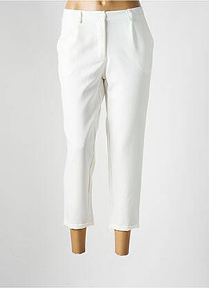 Pantalon 7/8 alb APRIL VINTAGE femeie