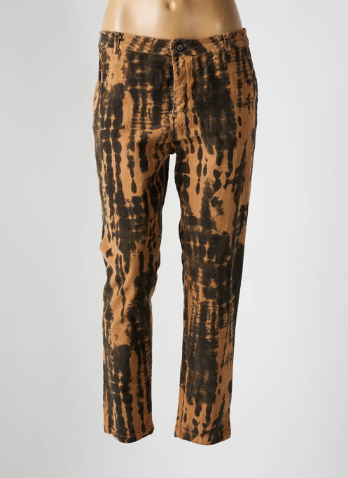 Pantalon chino maro LUK AP femeie