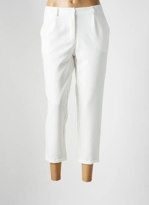 Pantalon 7/8 alb APRIL VINTAGE femeie