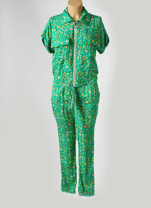 Salopetă-pantalon verde APRIL VINTAGE femeie