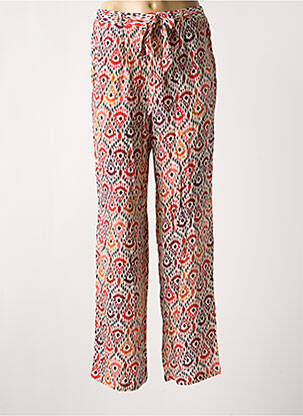 Pantalon larg țesătură crep roșu ONLY femeie