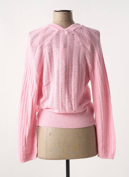 Cardigan petrecut roz BLUTSGESCHWISTER femeie