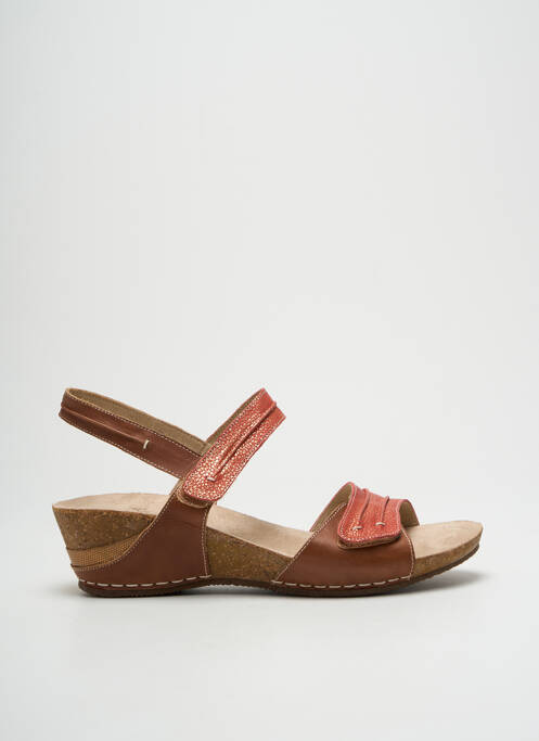 Sandale/Pantofi decupați roșu PEDI GREEN femeie