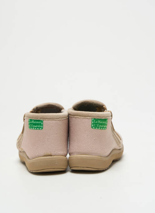 Papuci/Pantofi de casă bej LA MAISON DE L'ESPADRILLE băiat