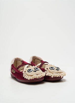 Papuci/Pantofi de casă violet LA MAISON DE L'ESPADRILLE fată