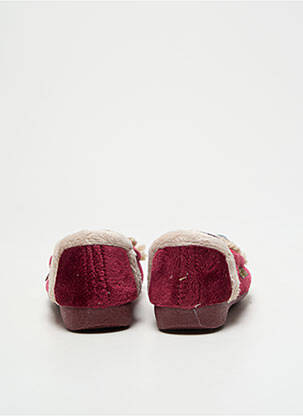 Papuci/pantofi de casă vârf rotund vârf rotund violet LA MAISON DE L'ESPADRILLE fată