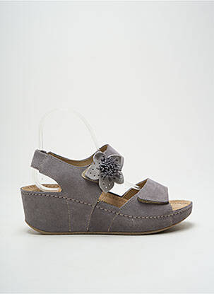 Sandale/Pantofi decupați gri ROHDE femeie