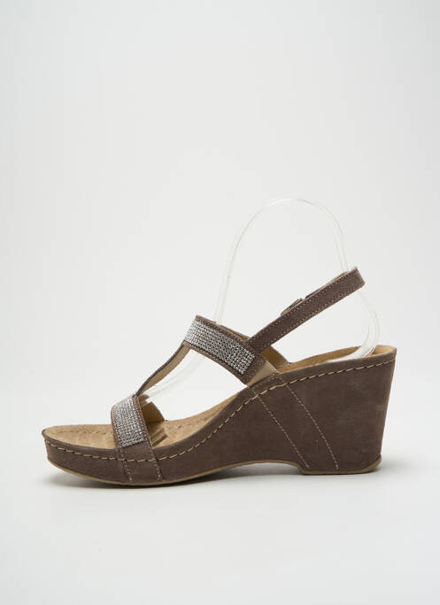 Sandale/Pantofi decupați maro ROHDE femeie