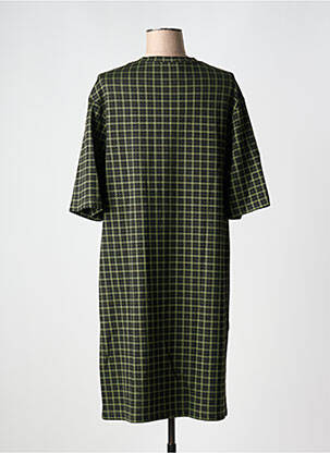 Rochie midi mâneci 3/4 mâneci 3/4 verde SIGNE NATURE femeie