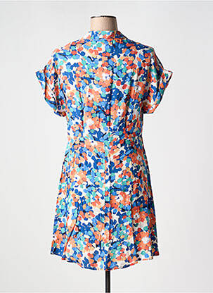 Rochie scurtă mâneci scurte mâneci scurte albastru MOLLY BRACKEN femeie