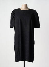 Rochie midi închidere cu fermoar la spate mâneci scurte negru MOLLY BRACKEN femme